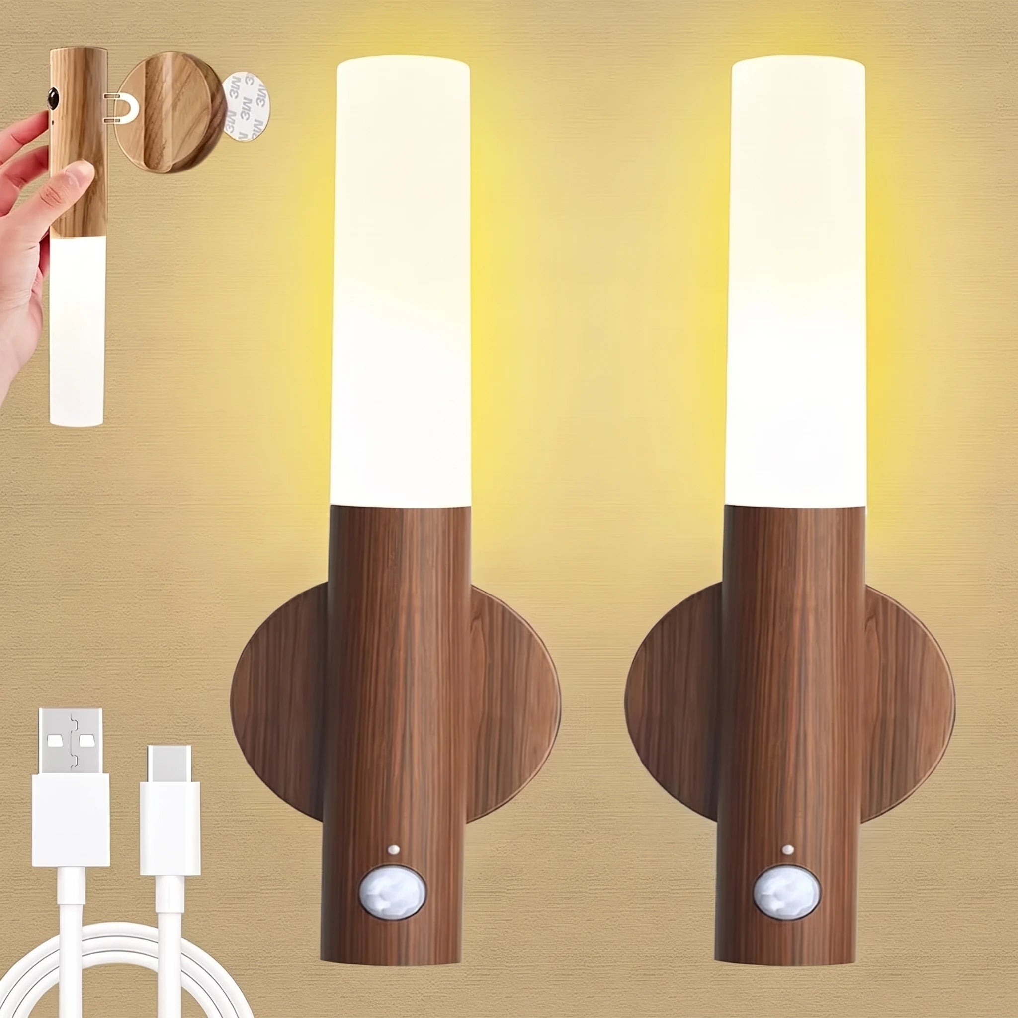 Motion Sensor LED Wall Light