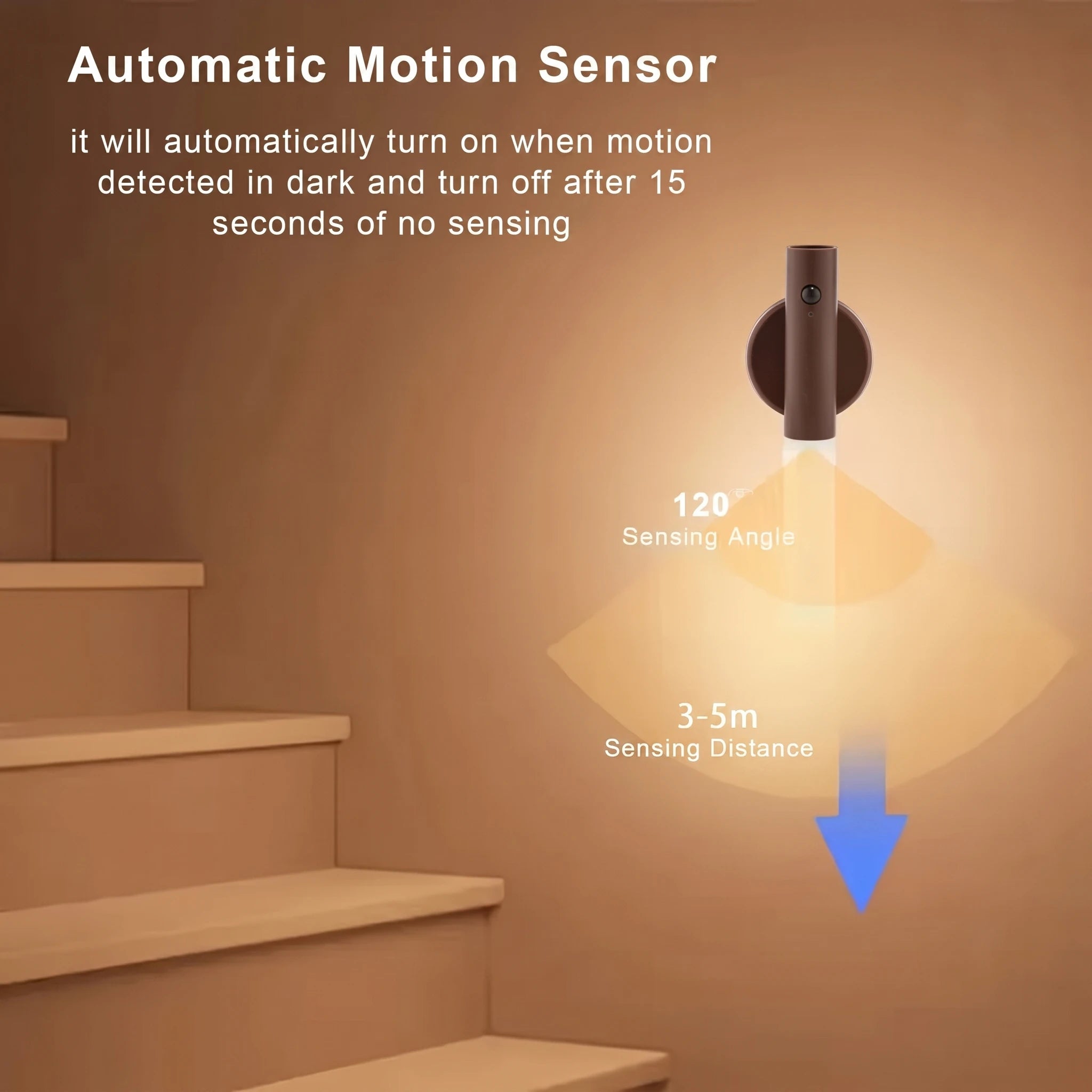 Motion Sensor LED Wall Light