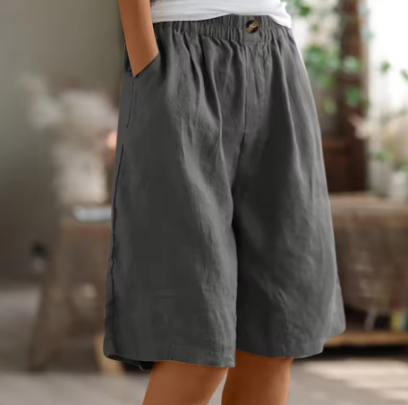 Nora Comfort Shorts - Gray