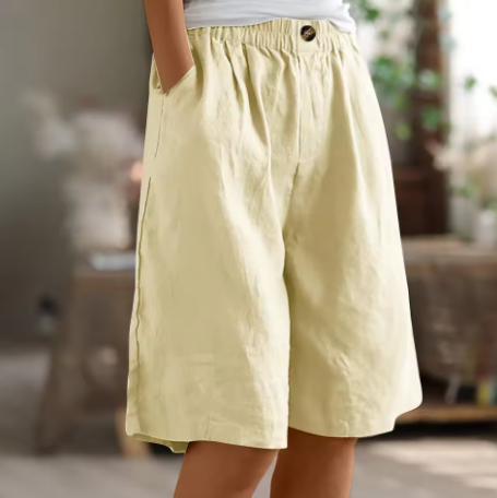 Nora Comfort Shorts - Beige