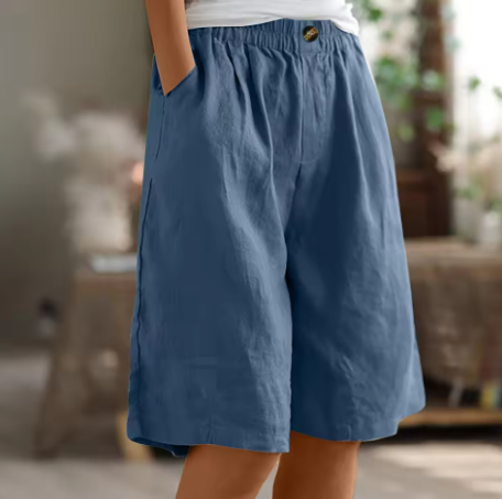 Nora Comfort Shorts - Blue