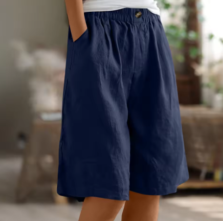 Nora Comfort Shorts - Navy Blue
