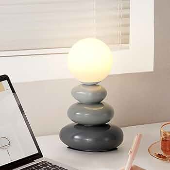 Opal Orb Ceramic Table Lamp