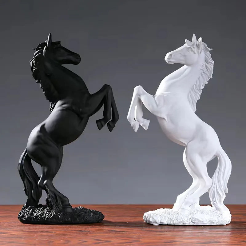 Rearing Horse Statue