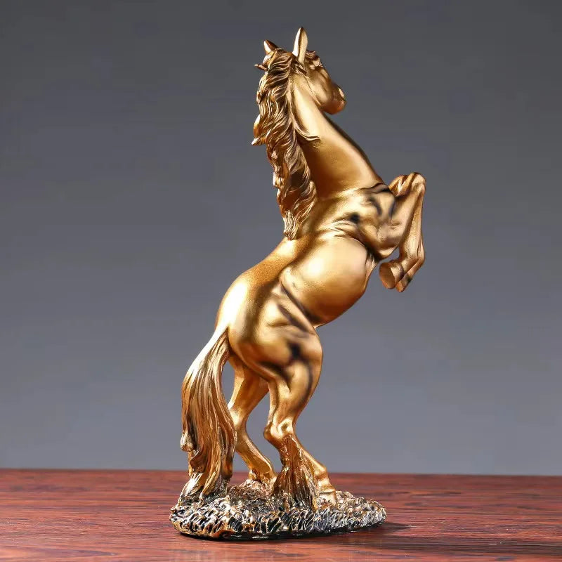 Rearing Horse Statue
