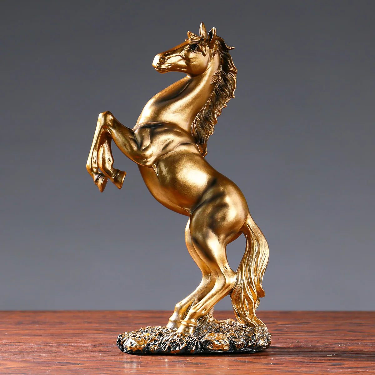 Rearing Horse Statue