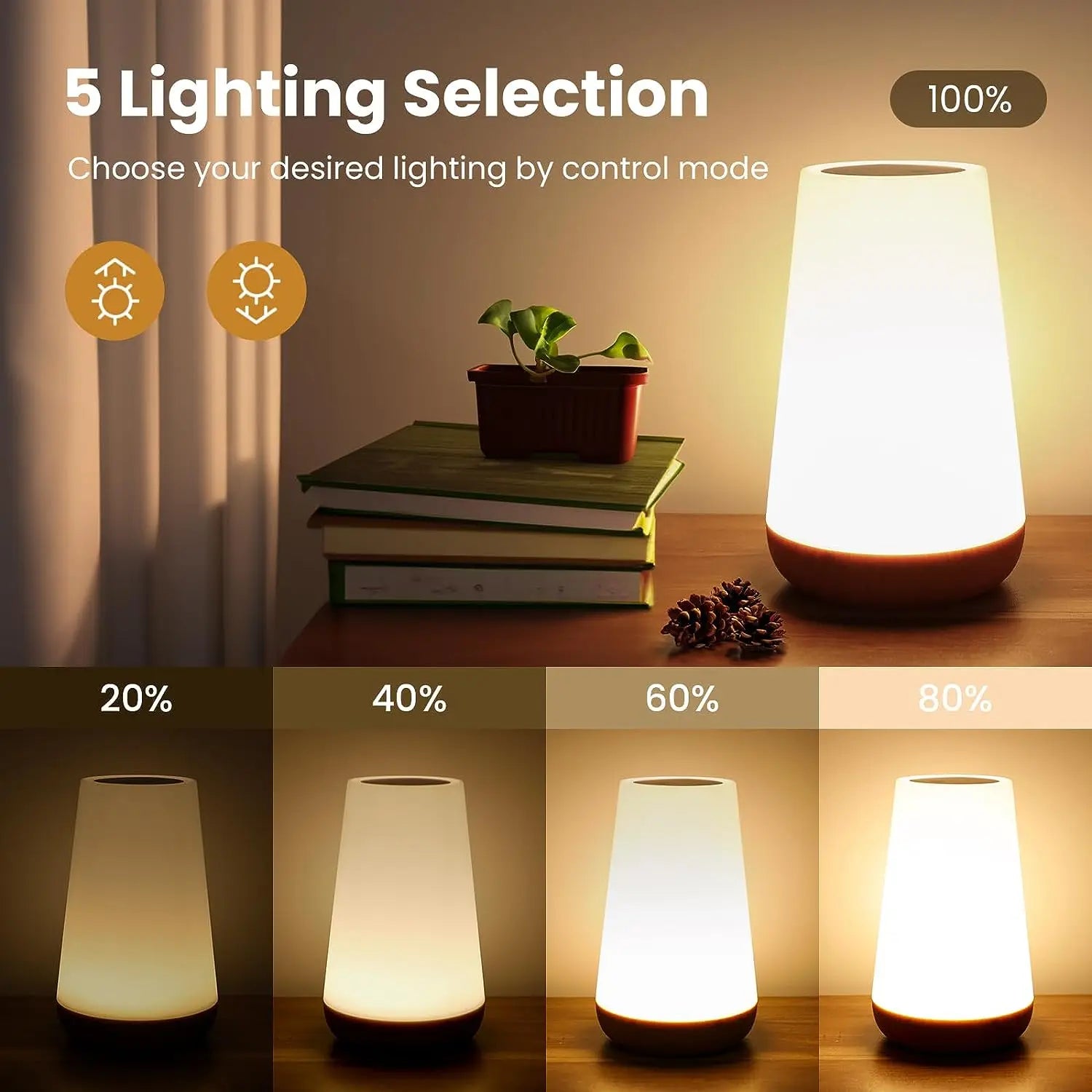Rechargeable RGB Touch Table Lamp