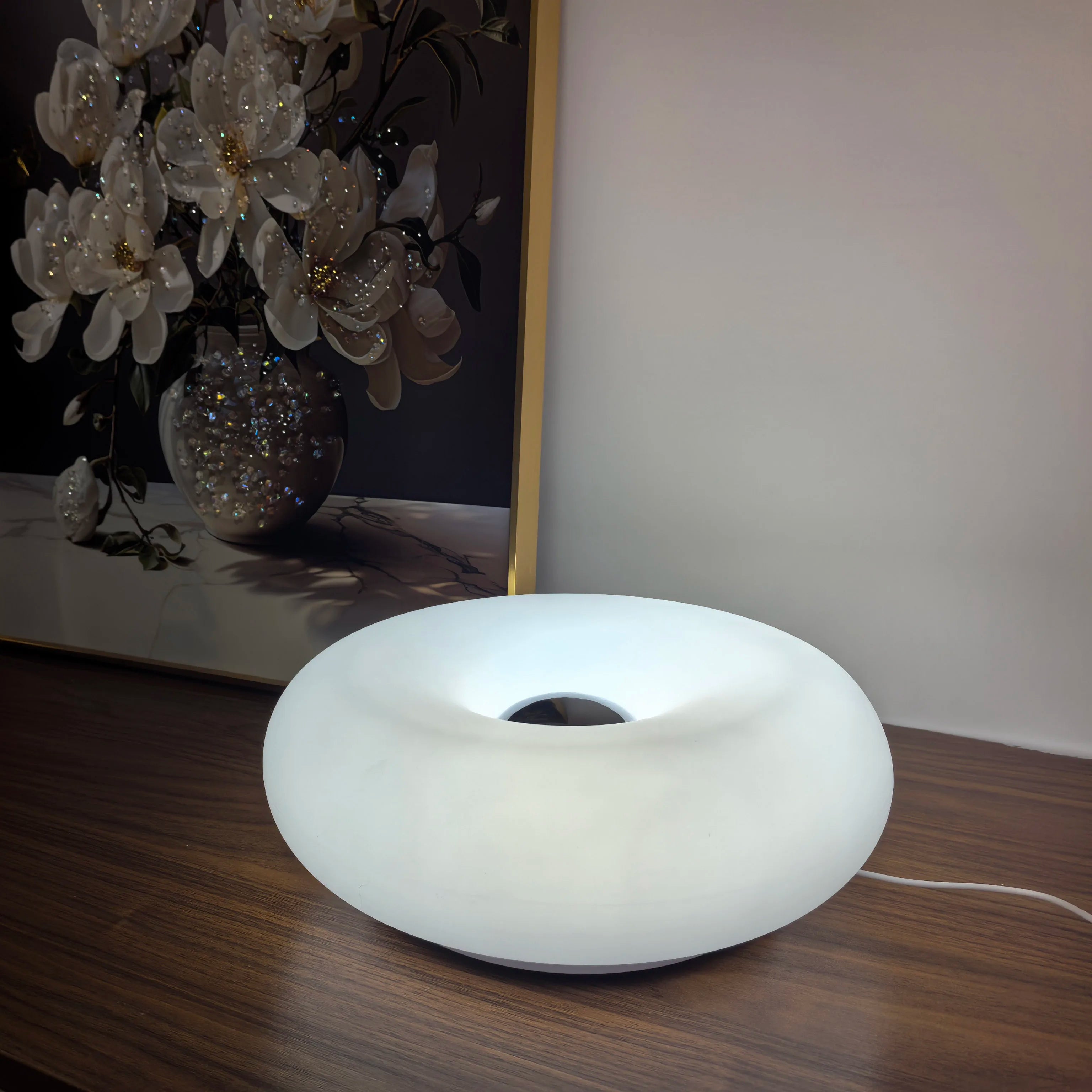 Remote Control RGB Donut Table Lamp