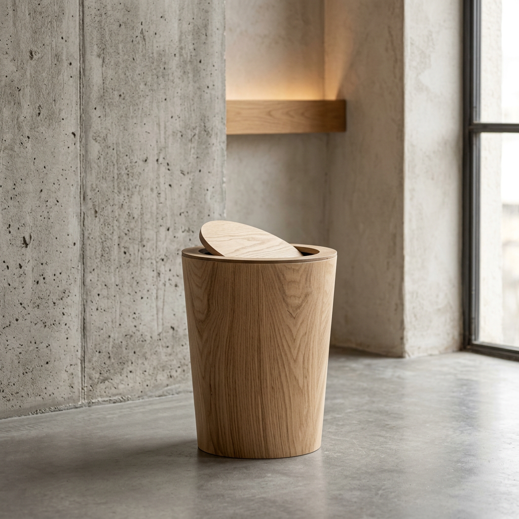 Rotating Lid Waste Bin