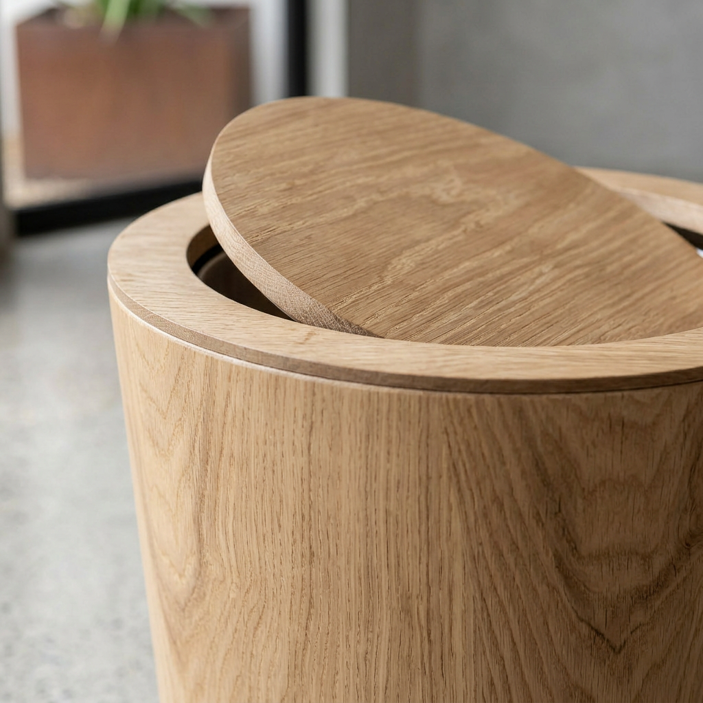 Rotating Lid Waste Bin