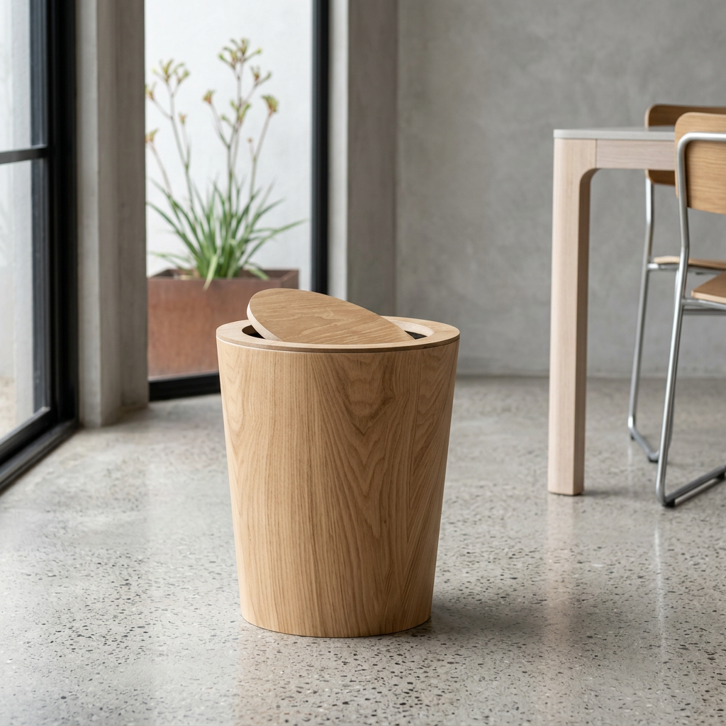 Rotating Lid Waste Bin