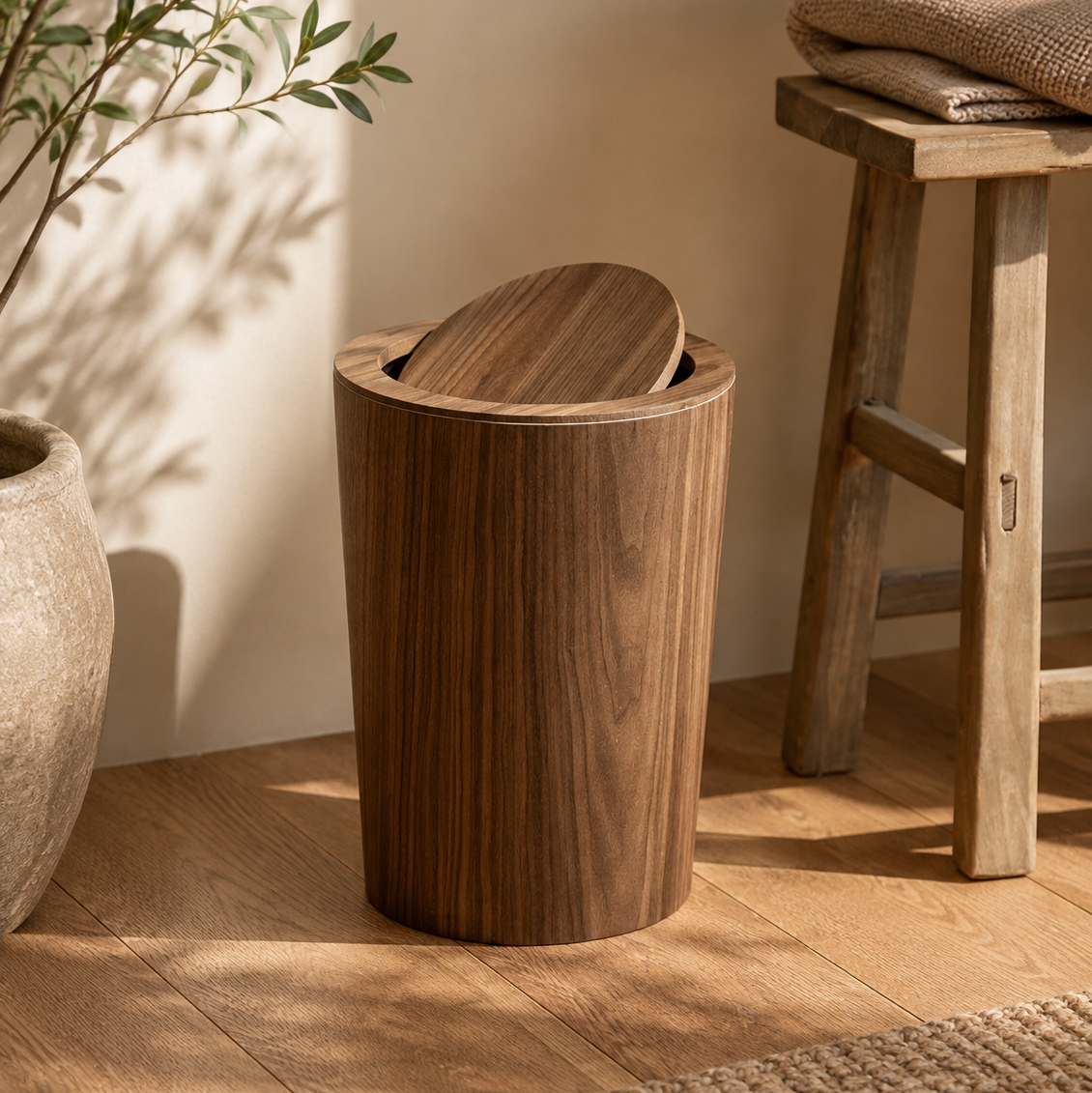 Rotating Lid Waste Bin