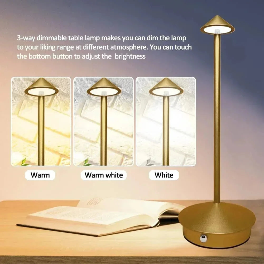 Slim Cordless Touch Table Lamp
