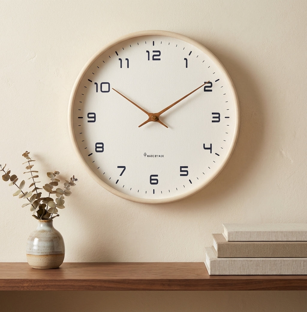 Solid Wood Wall Clock