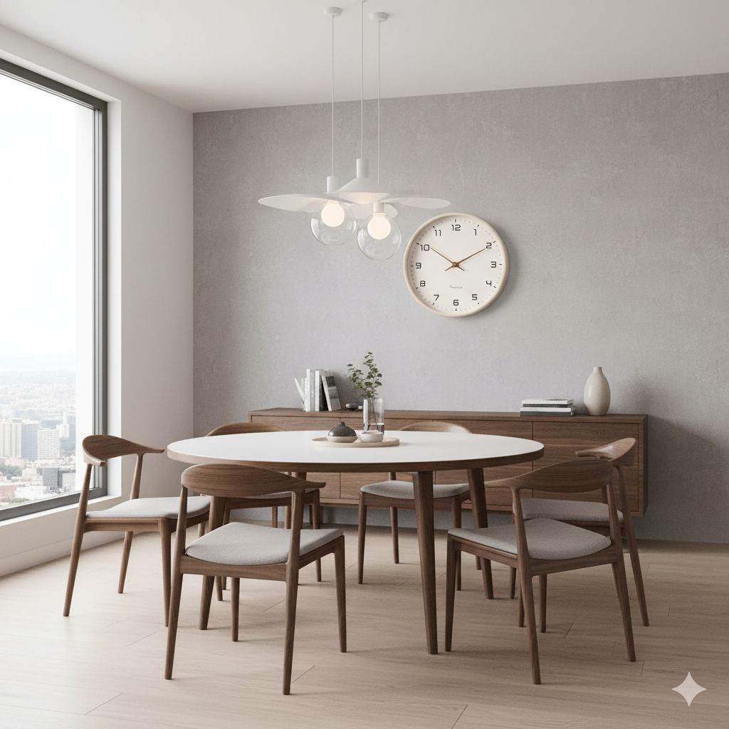 Solid Wood Wall Clock