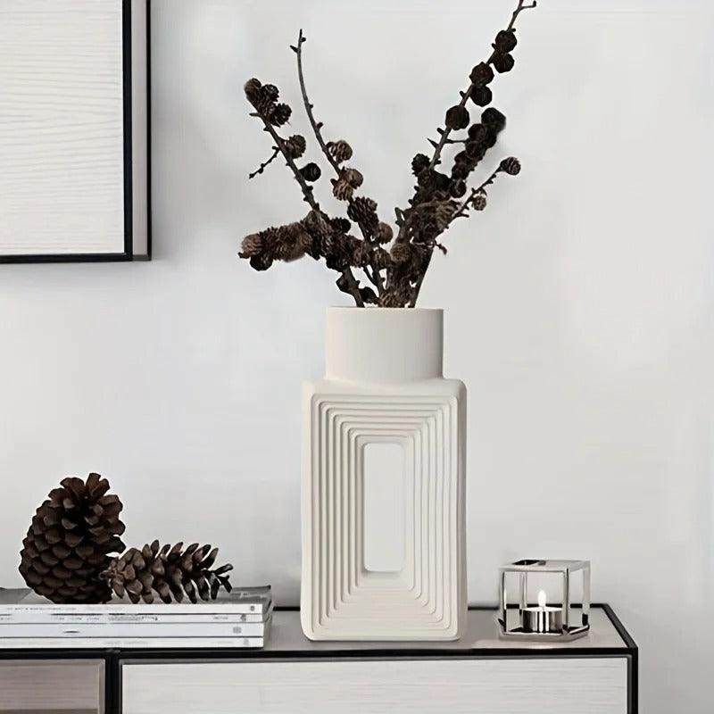 Stoneware Donut Vase