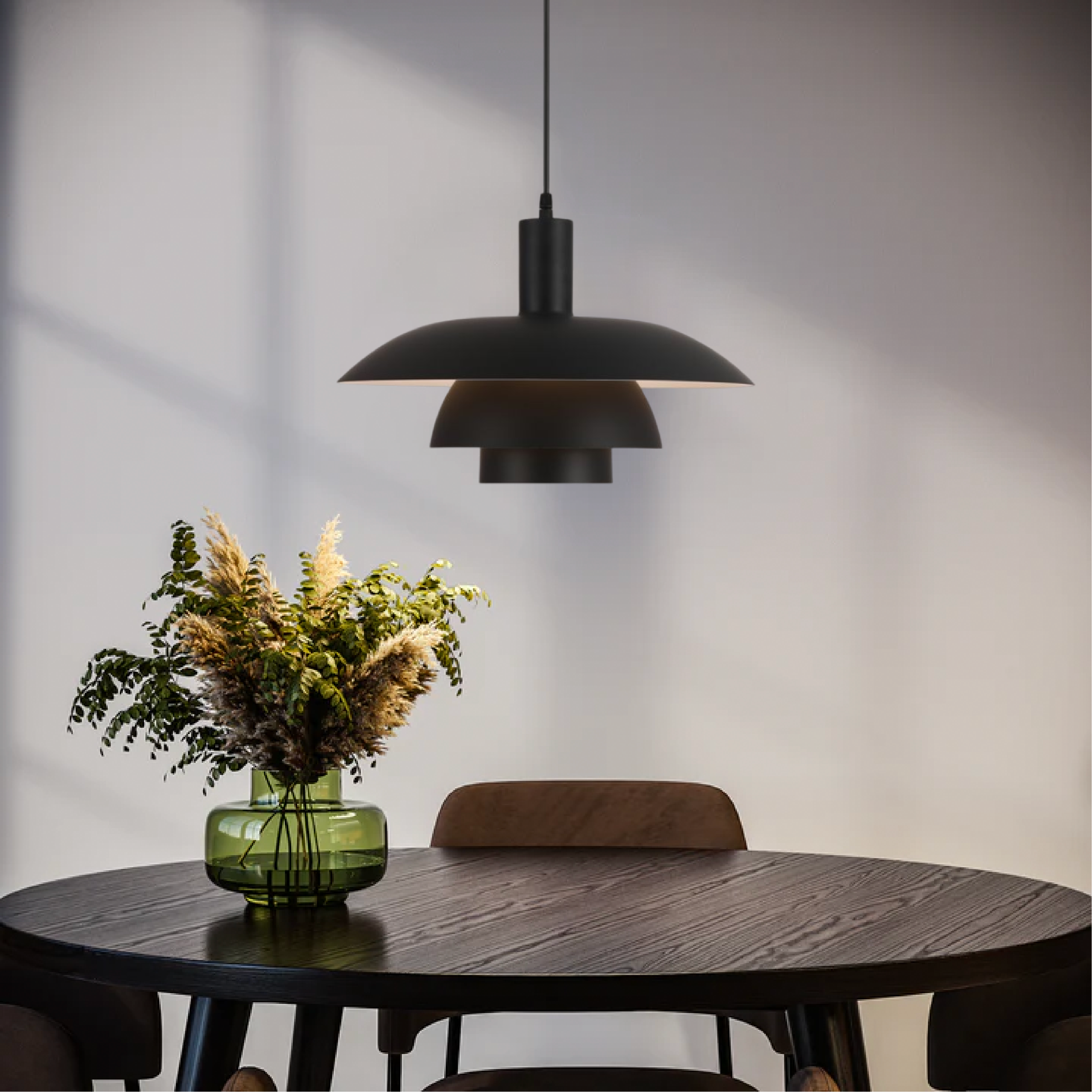 Tiered Cone Pendant Light