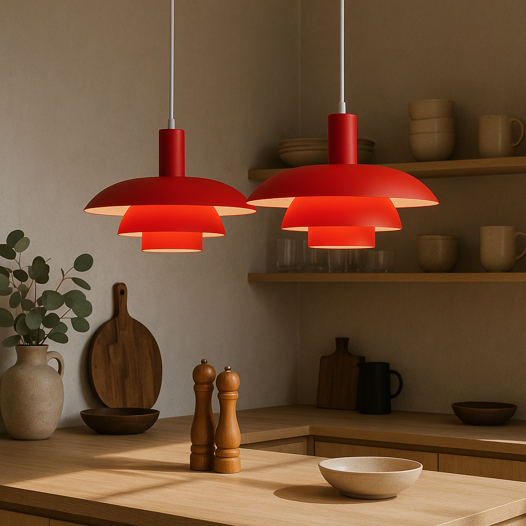 Tiered Cone Pendant Light