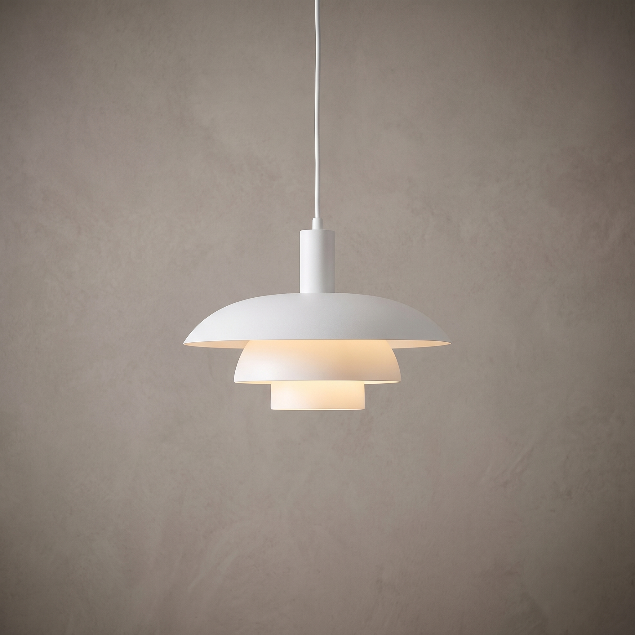 Tiered Cone Pendant Light
