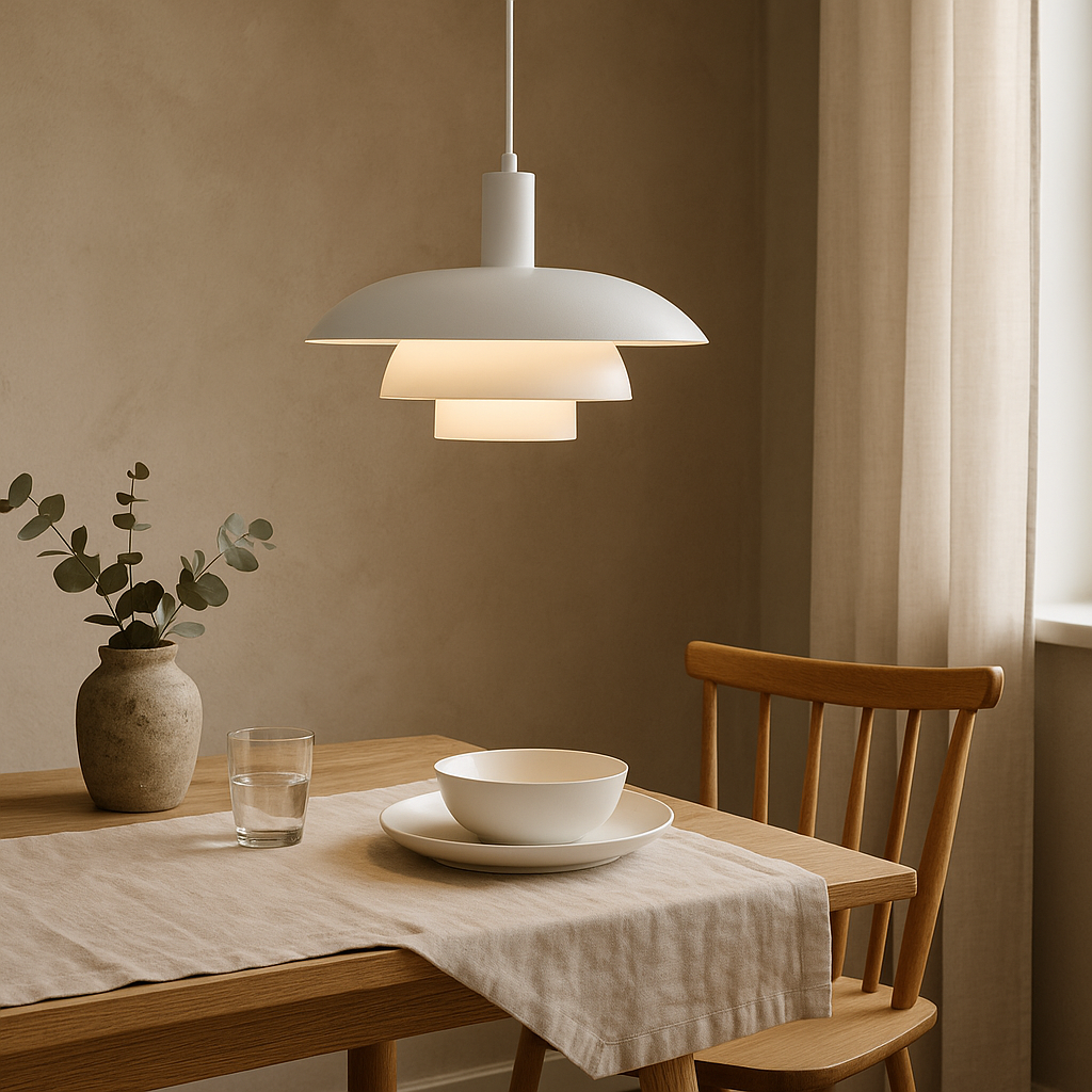 Tiered Cone Pendant Light