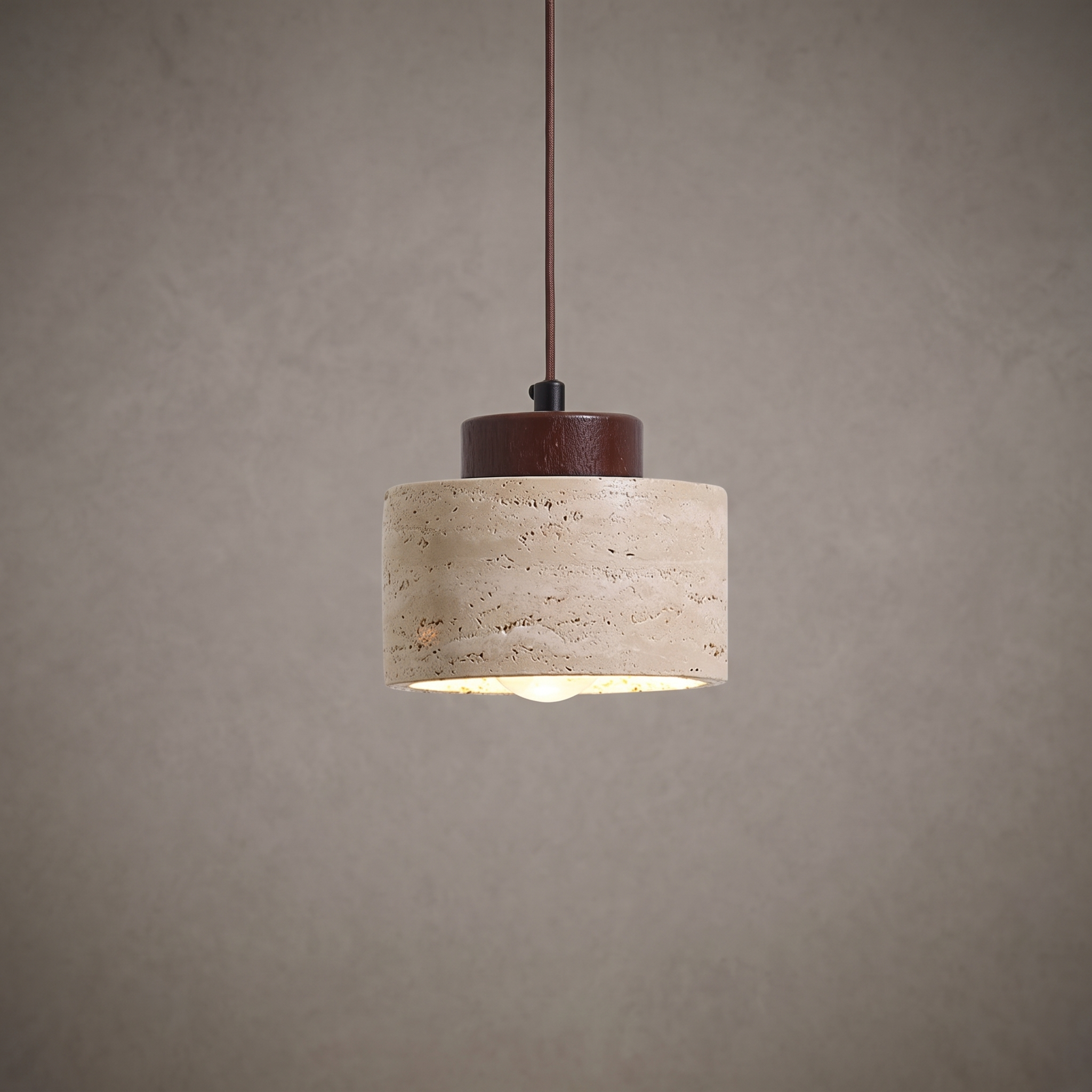 Travertine Pendant Light