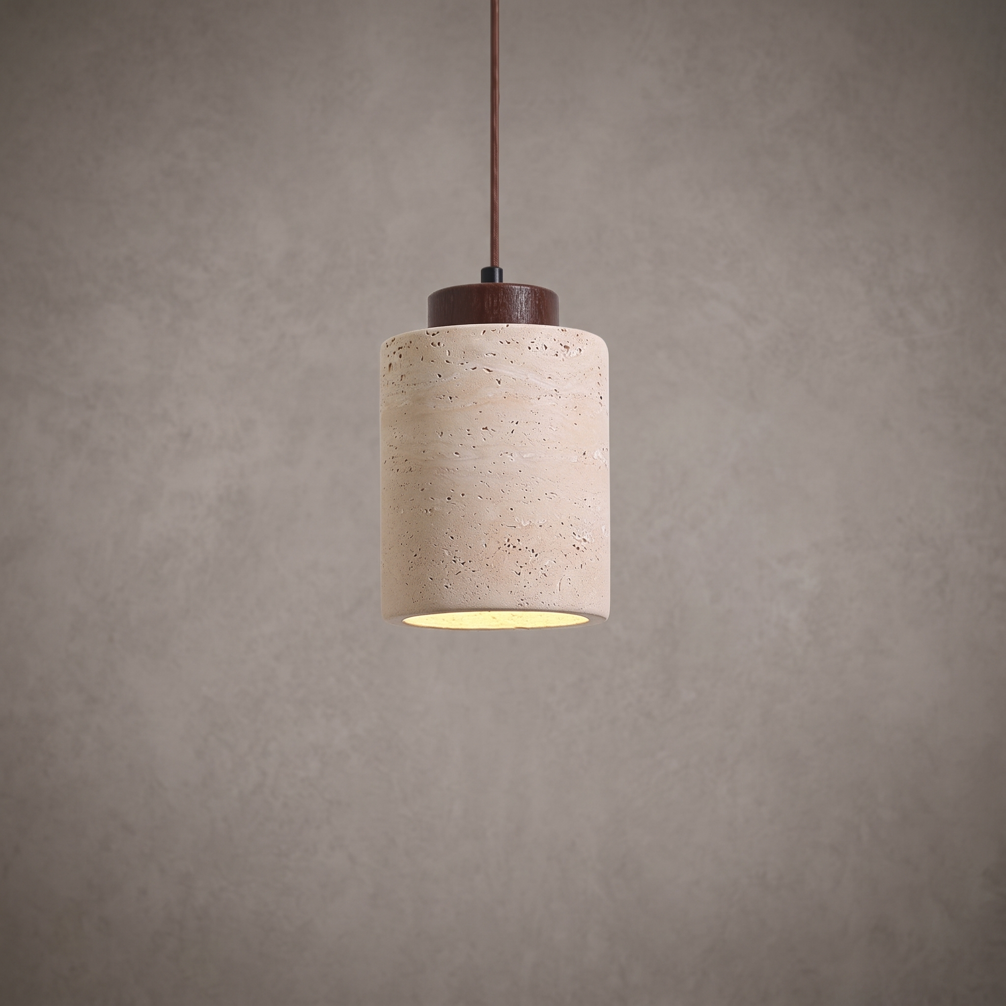 Travertine Pendant Light
