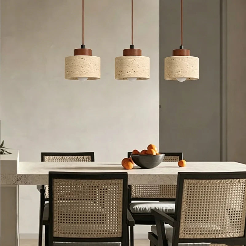 Travertine Pendant Light
