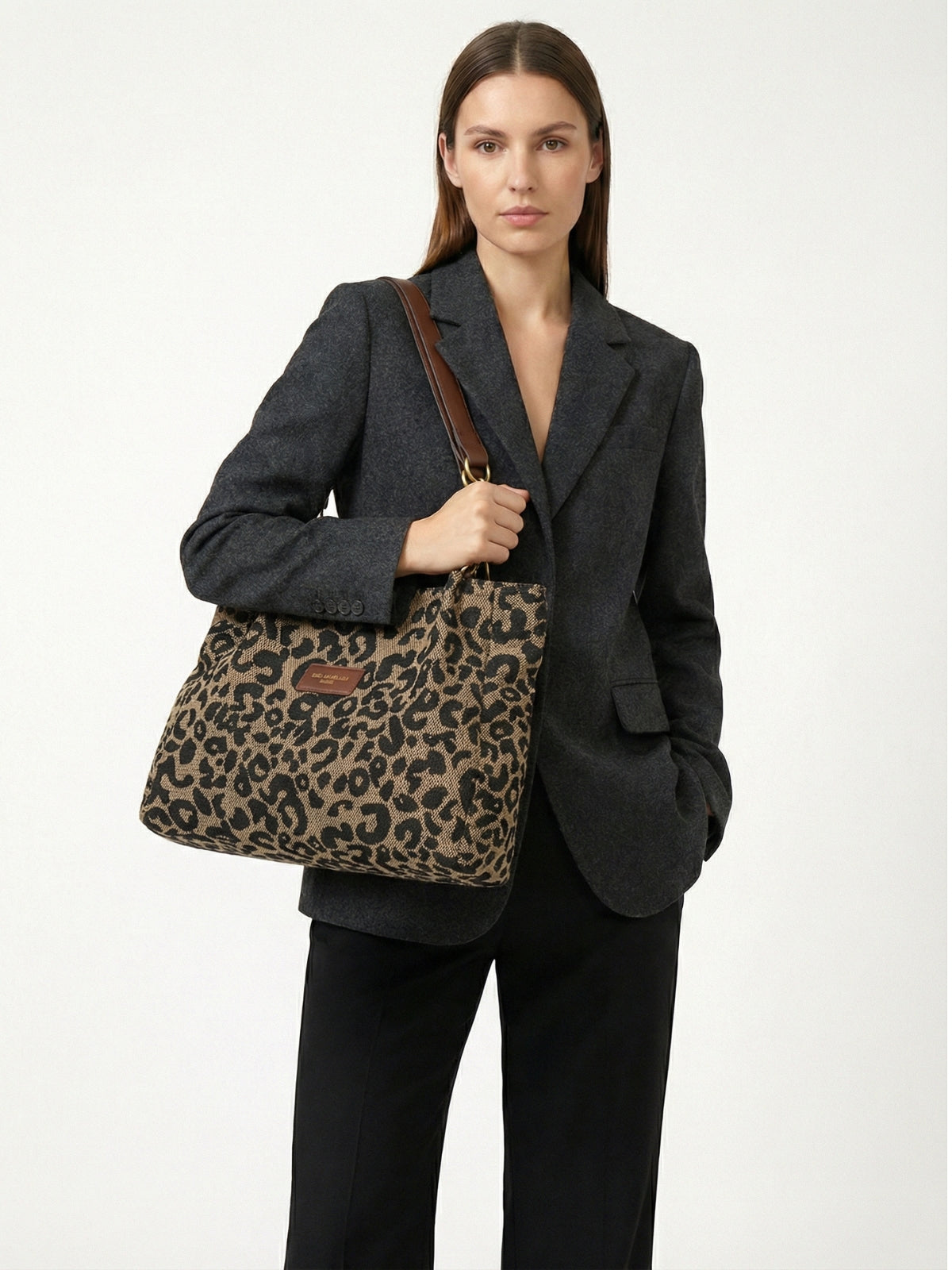 Leopard Print Tote Bag